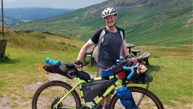 Cyclist raises £2.6K after your donations helped us support his firefighter wife